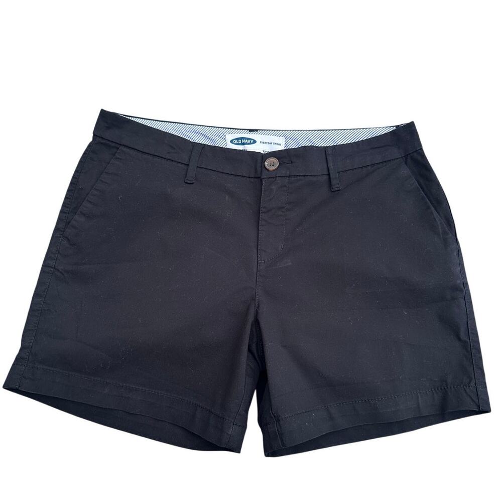 Old Navy Everyday Shorts Size 6 navy blue Casual Chino Shorts Women's